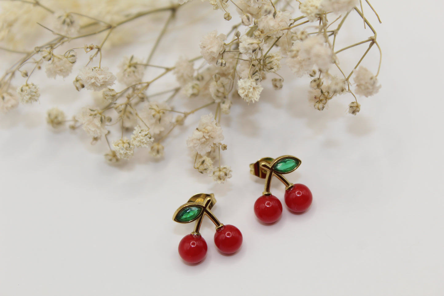 Boucles d'oreilles Cerises