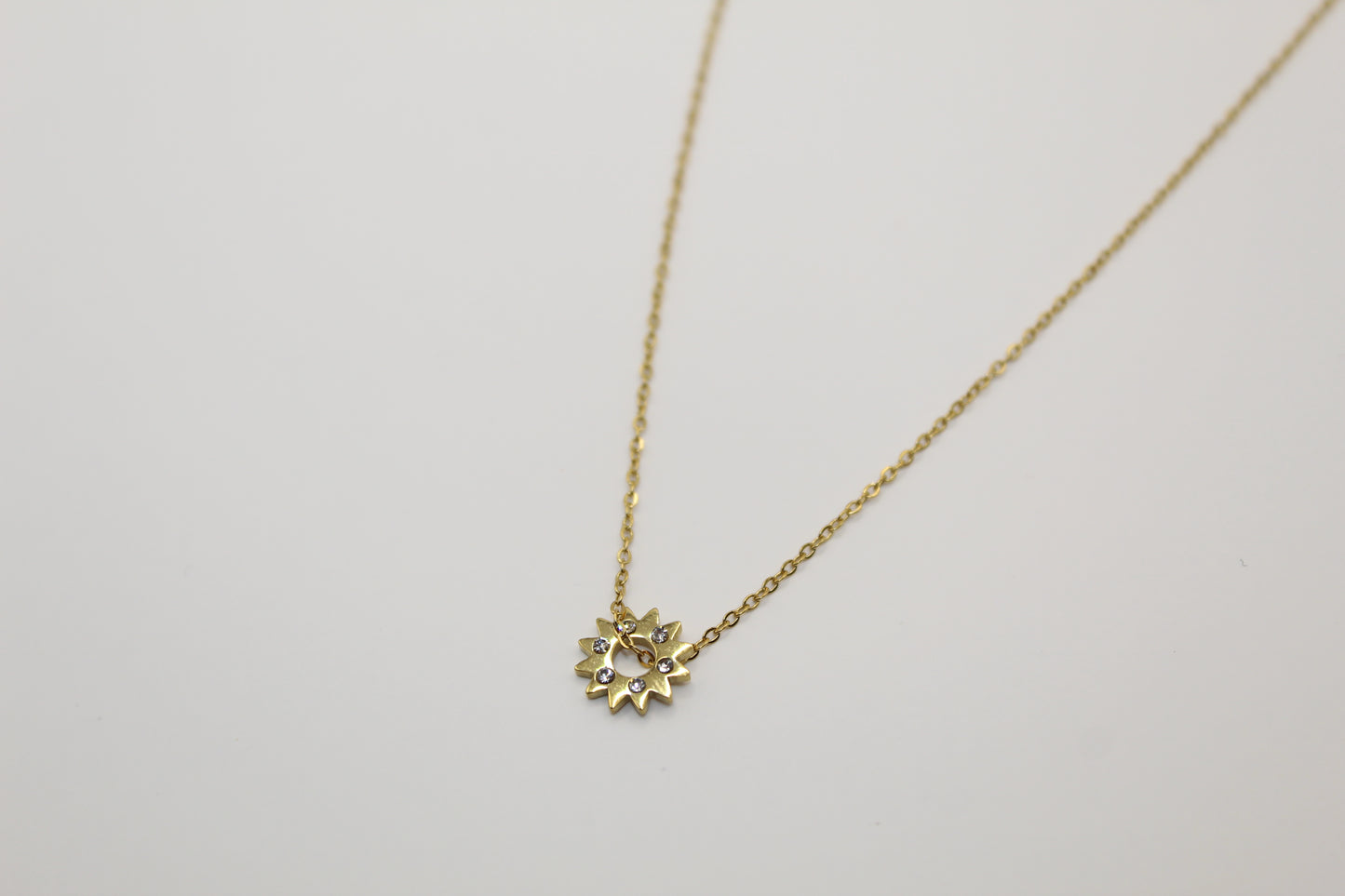 Collier étoile strass