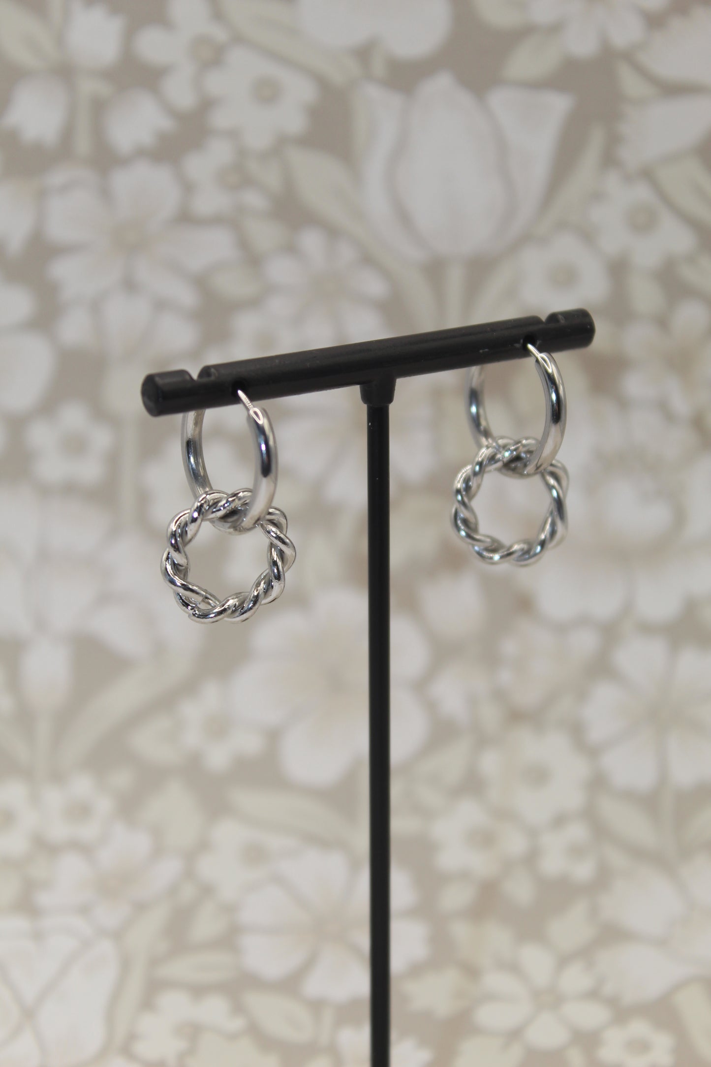 Boucles d'oreilles torsadées