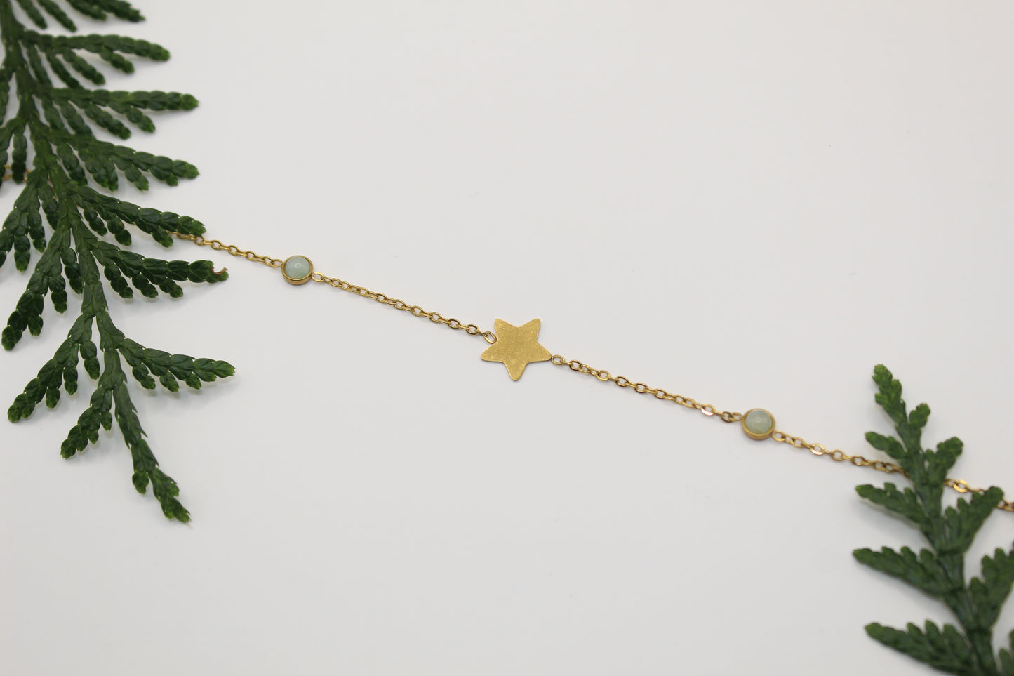 Bracelet étoile verte
