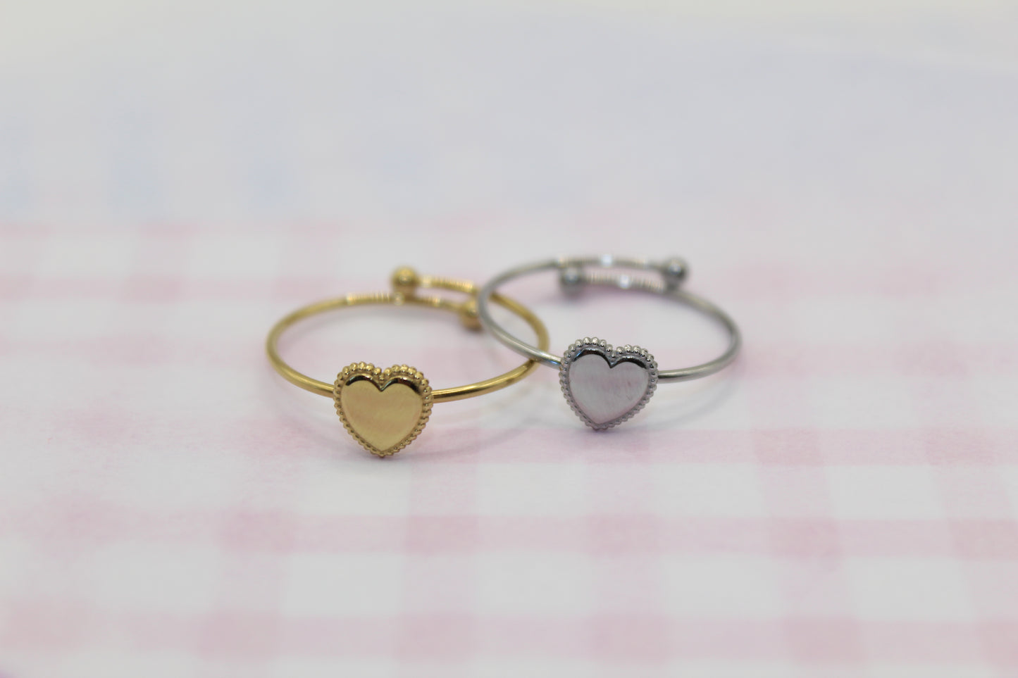 Bague coeur
