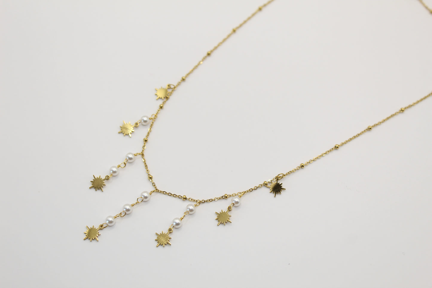 Collier pluie d'étoiles