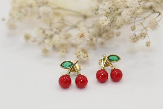 Boucles d'oreilles Cerises