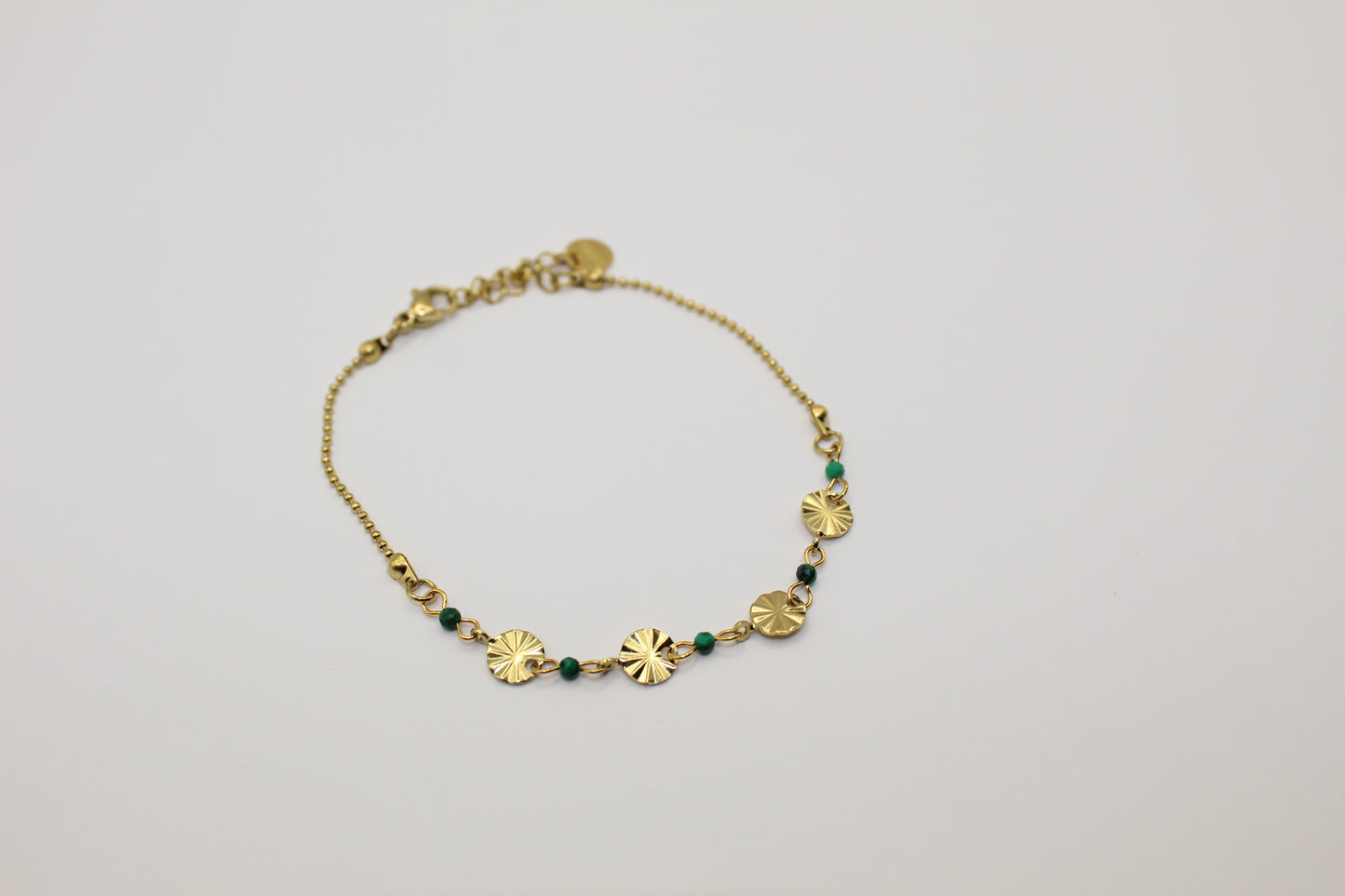 Bracelet soleil vert