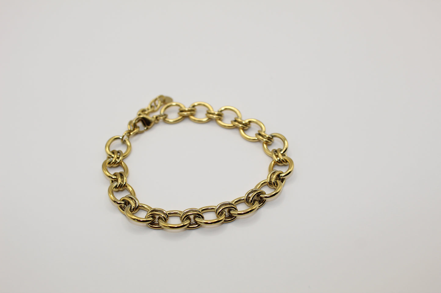 Bracelet chaine dorée