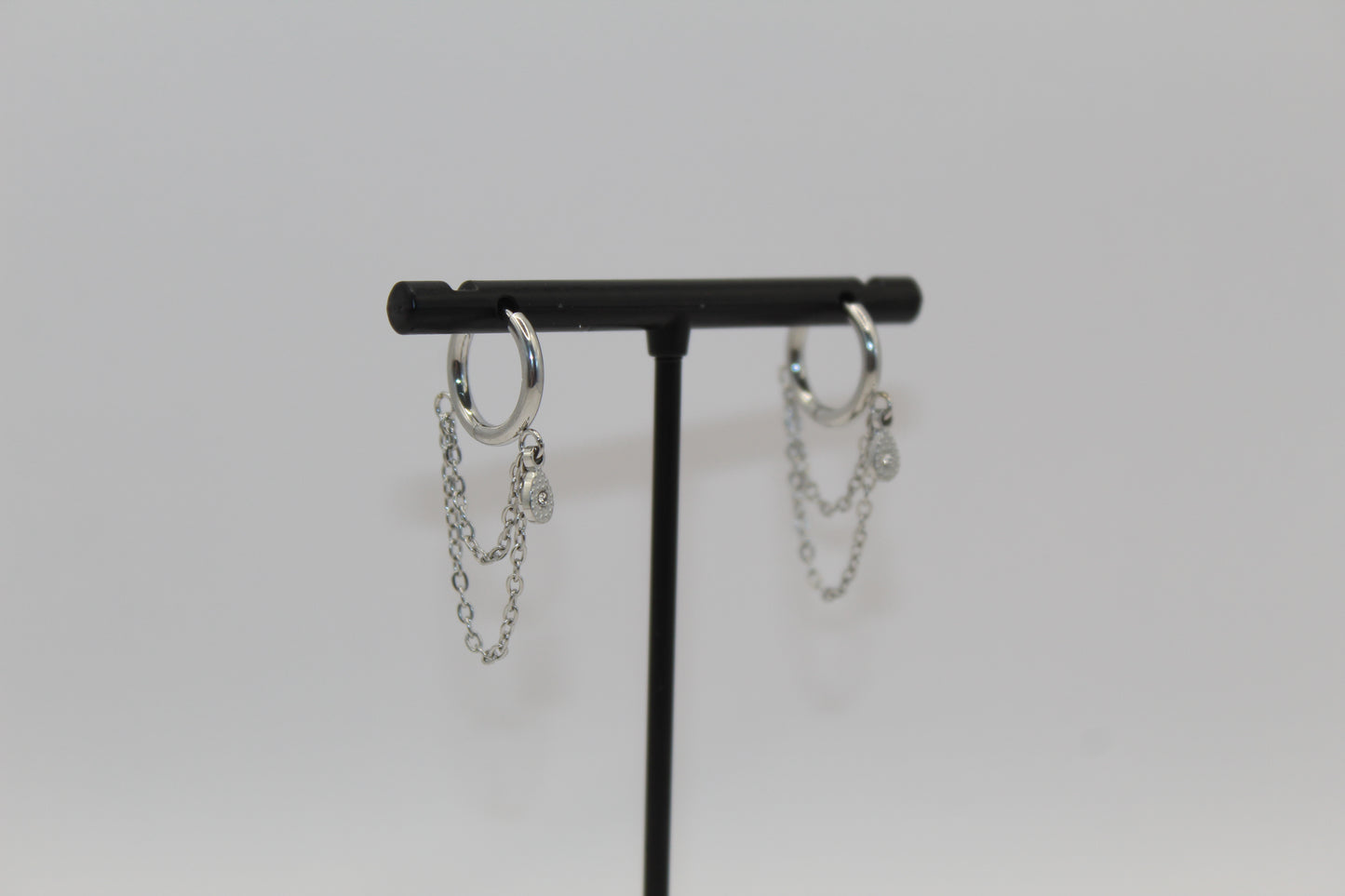 Boucles d'oreilles chaines pendantes