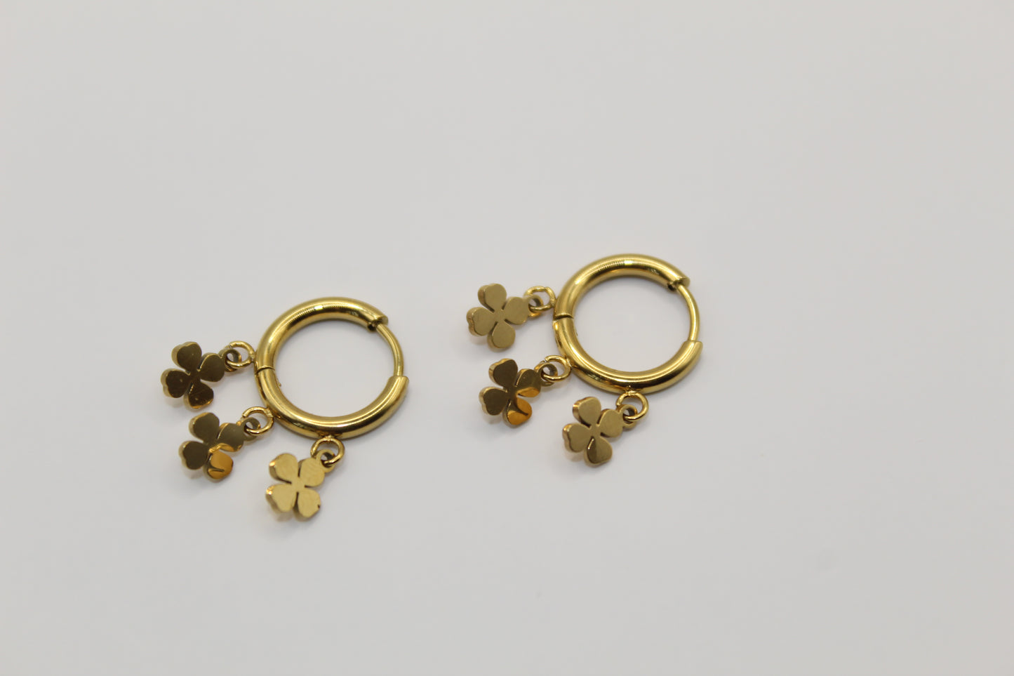 Boucles d'oreilles multi trèfles