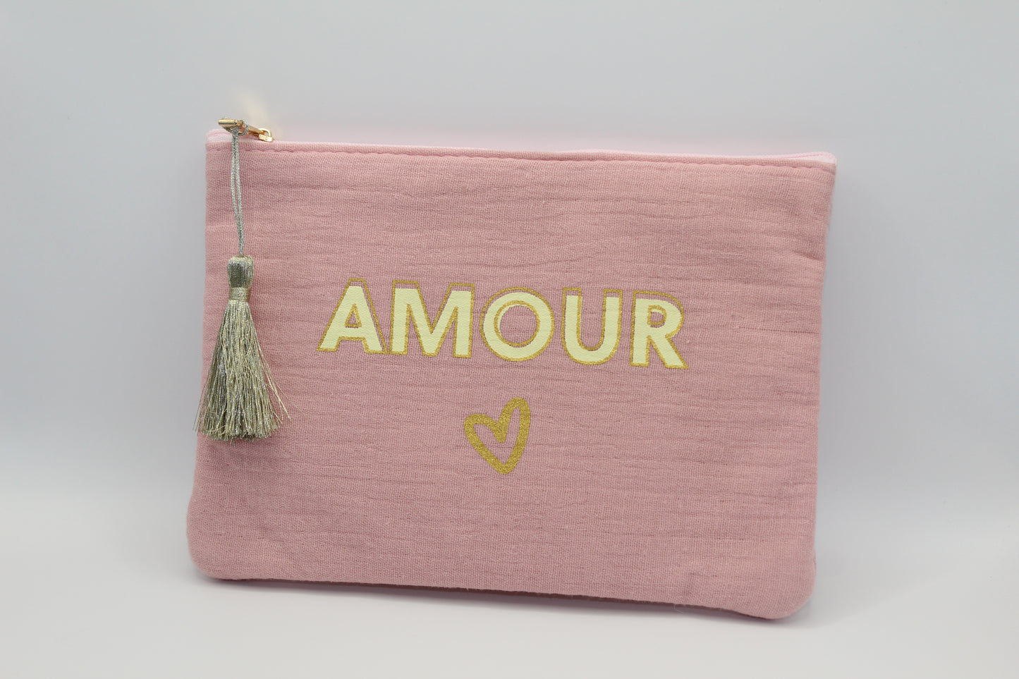 Pochette rose "Amour"